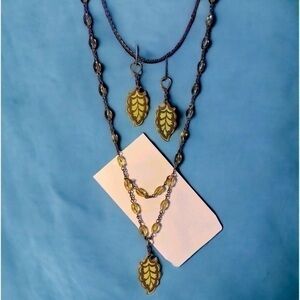 Bohemian Handmade Necklace & Earring Set